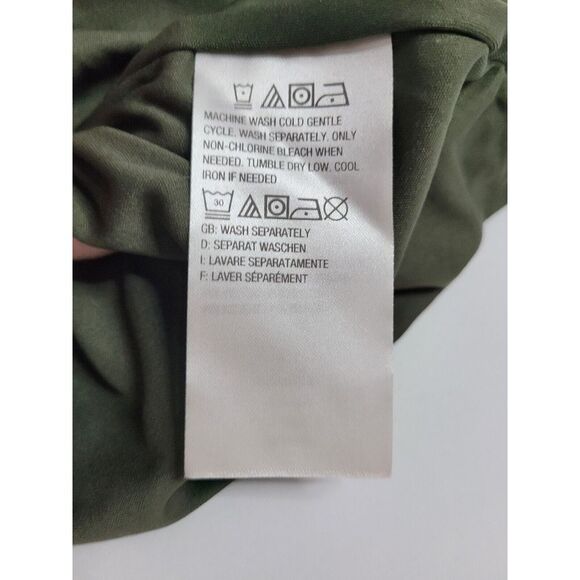 H by Halston green and black stripe dress,‎ size MP - Picture 5 of 8